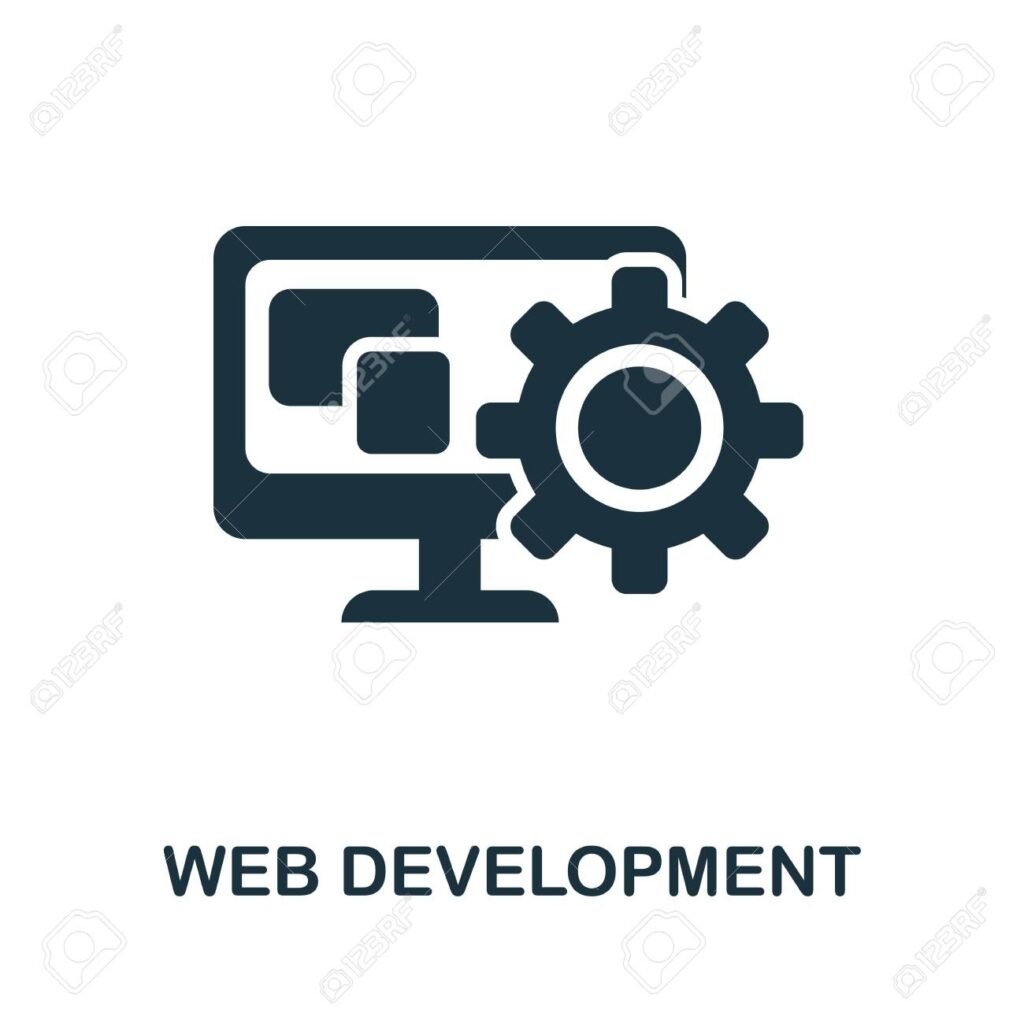 web development icon. simple illustration from creative package collection. creative web development icon for web design, templates, infographics and more